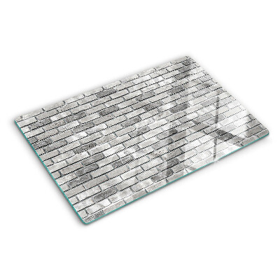 Planche à découper verre Mur de briques