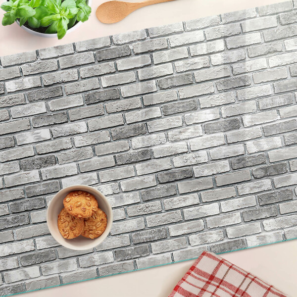 Planche à découper verre Mur de briques