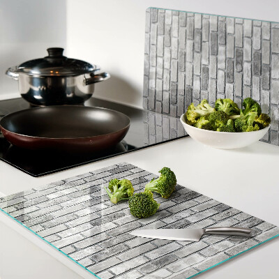 Planche à découper verre Mur de briques