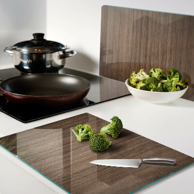 Planche à découper verre bois de noyer
