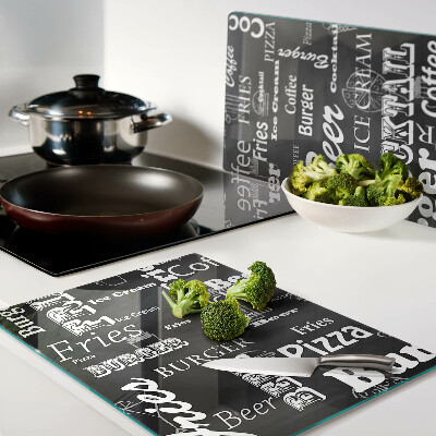 Planche à découper en verre Nourriture et boissons