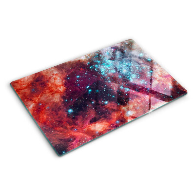 Planche à découper verre Paysage cosmique avec des étoiles