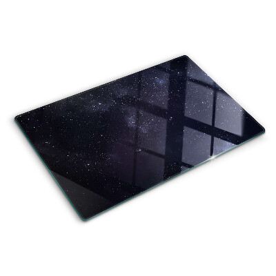 Planche à découper en verre Univers cosmique avec des étoiles