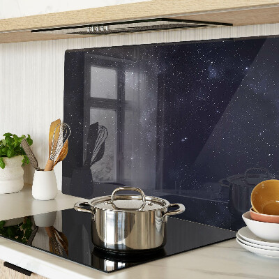 Planche à découper en verre Univers cosmique avec des étoiles