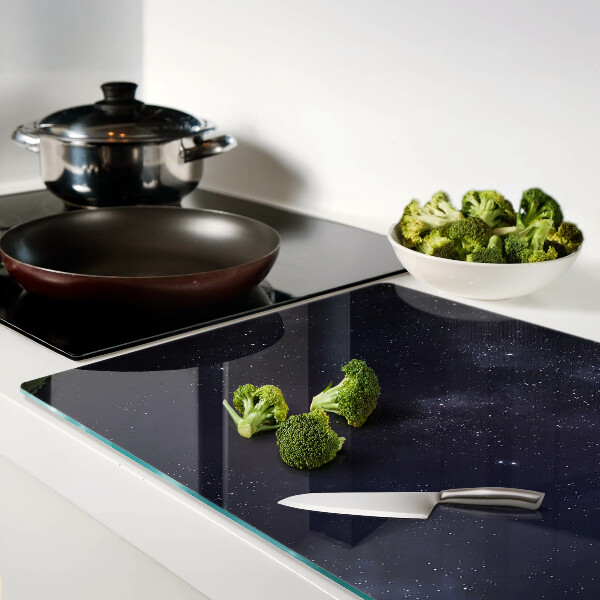Planche à découper en verre Univers cosmique avec des étoiles