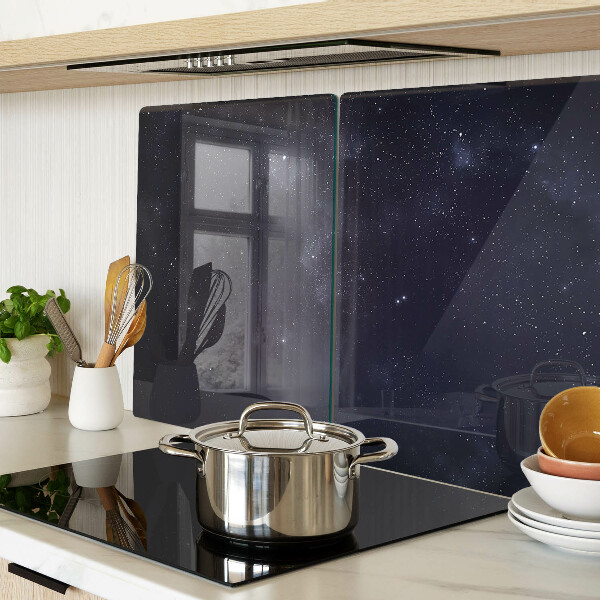 Planche à découper en verre Univers cosmique avec des étoiles