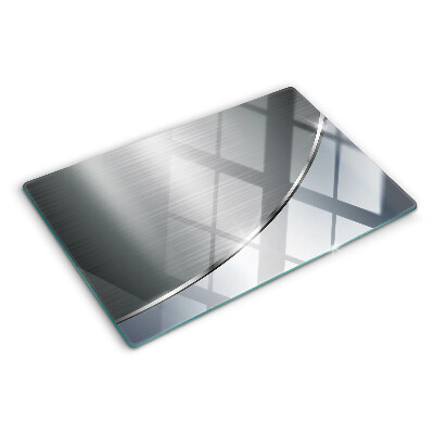 Planche à découper en verre Brillance métallique avec reflets