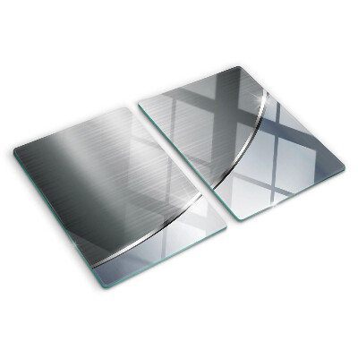 Planche à découper en verre Brillance métallique avec reflets