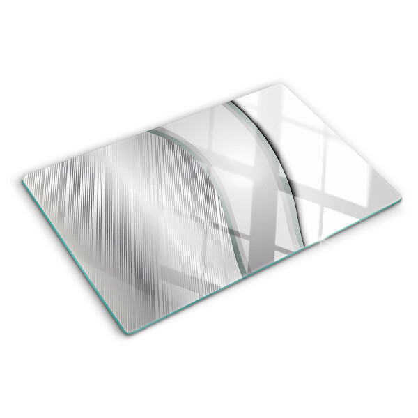 Planche à découper verre Motif ondulé abstrait
