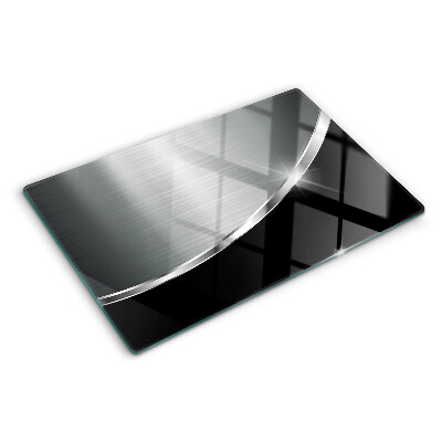 Planche à découper en verre Brillance métallique avec reflets