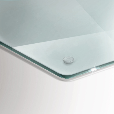 Planche à découper en verre double transparent