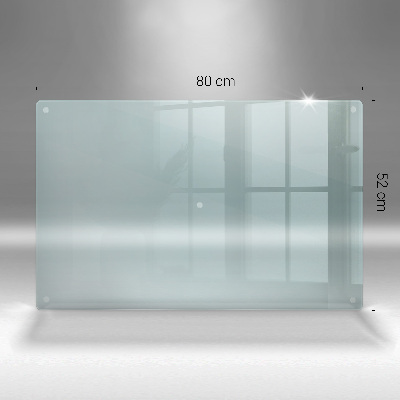 Planche à découper verre transparent rectangulaire