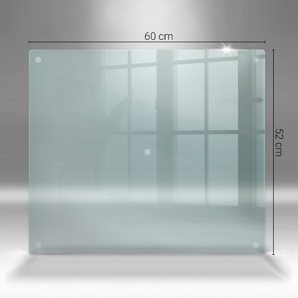 Planche à découper verre transparent rectangulaire