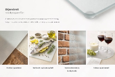 Planche à découper en verre de forme ronde semi-transparente