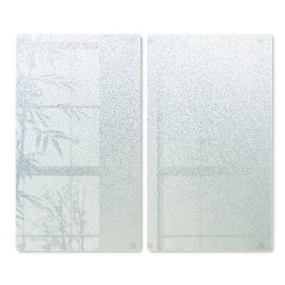 Planche à découper verre Double semi-transparente