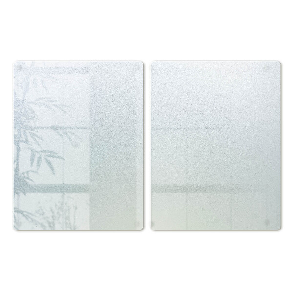 Planche à découper verre Double semi-transparente