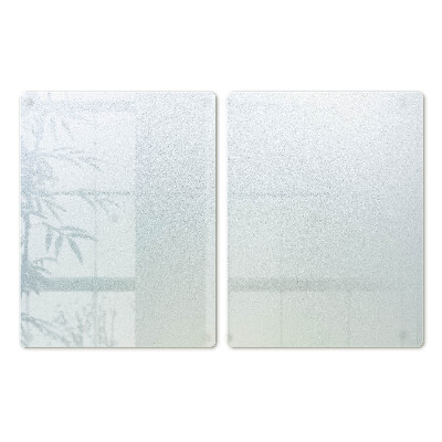 Planche à découper verre Double semi-transparente