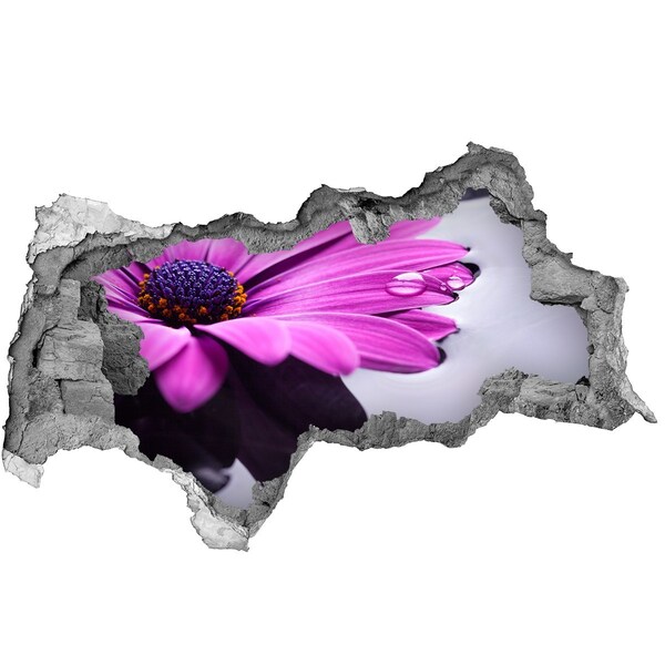 Autocollant mural trou Une oasis florale derrière le mur