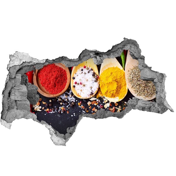 Autocollant à effet 3d trou paradis des épices