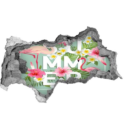 Autocollant à effet 3d trou Rêves d'été