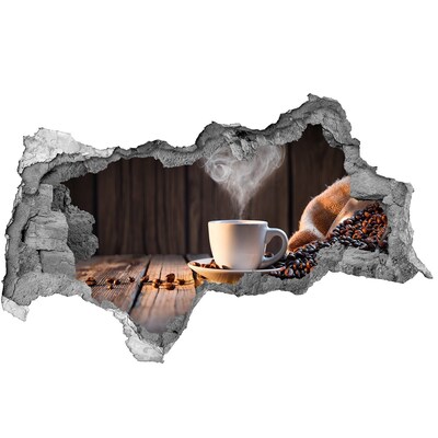 Autocollant mural trou Un café dans un café chaleureux