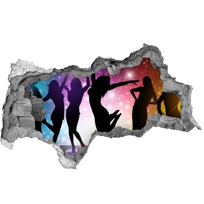 Autocollant mural trou Danser sous les projecteurs