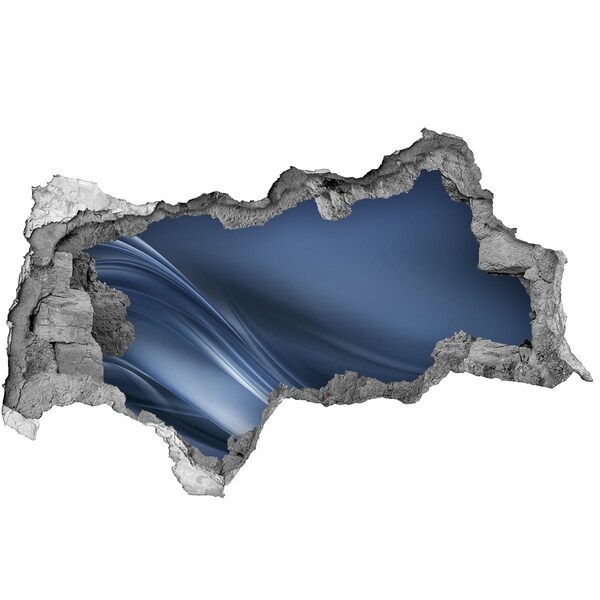 Sticker trou dans le mur Un trou dans le mur avec vue sur le ciel