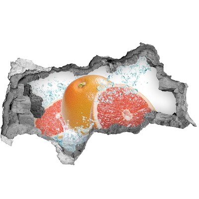 Autocollant mural trou Paradis fruitier avec une cascade