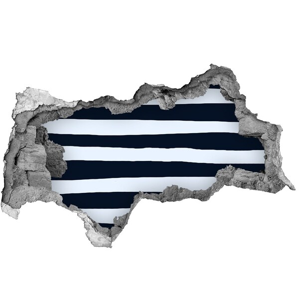 Autocollant mural trou Percée jusqu'aux profondeurs de la mer