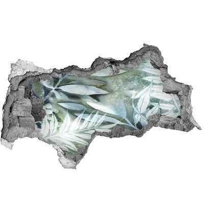 Sticker trou dans le mur Une oasis de verdure dans un trou dans le mur