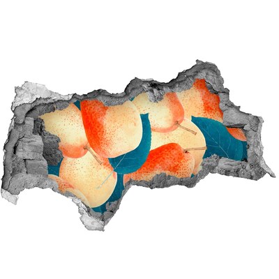 Autocollant mural trou Un paradis fruitier derrière le mur