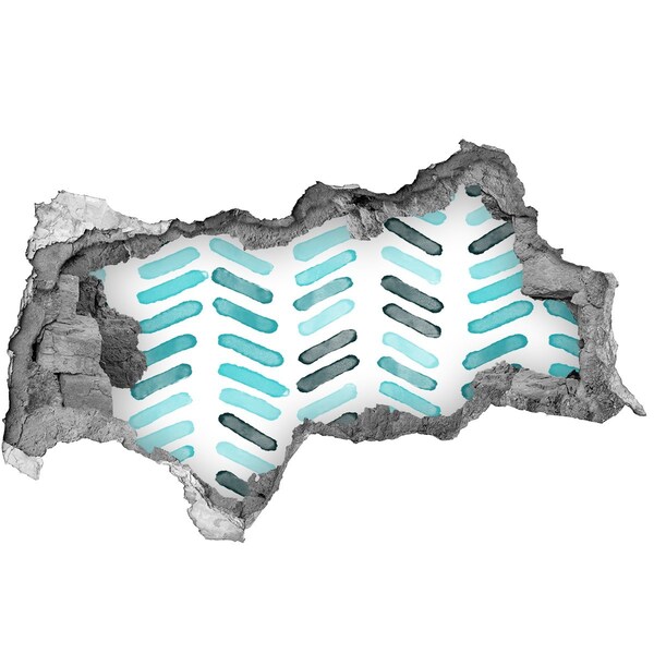 Autocollant mural trou Intérieur de style moderne