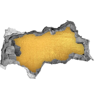 Sticker trou dans le mur Trou doré dans le mur