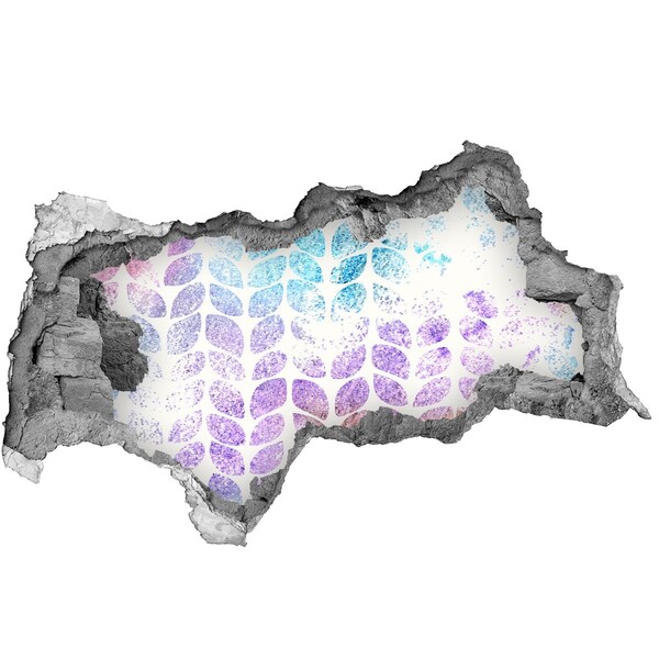 Autocollant à effet 3d trou Motifs floraux Hole in the Wall