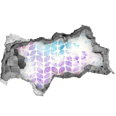 Autocollant à effet 3d trou Motifs floraux Hole in the Wall