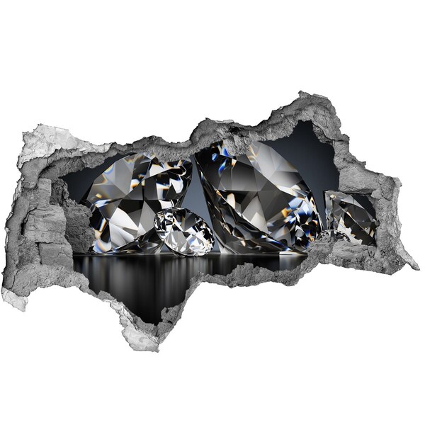 Sticker trou dans le mur Grotte de Diamant