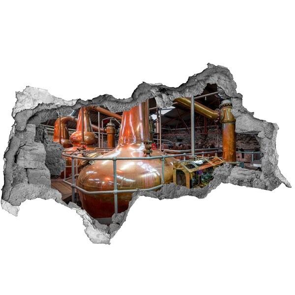Autocollant mural trou Intérieur d'une distillerie de whisky