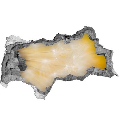 Autocollant mural trou Espace floral derrière le mur