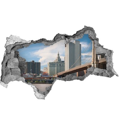 Autocollant mural trou Vue de New York