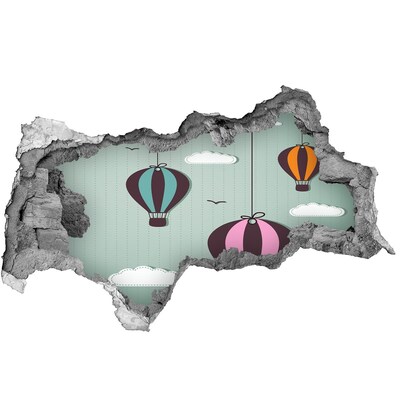 Autocollant mural trou Des ballons dans le ciel