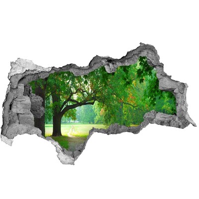 Autocollant mural trou Parc verdoyant au soleil