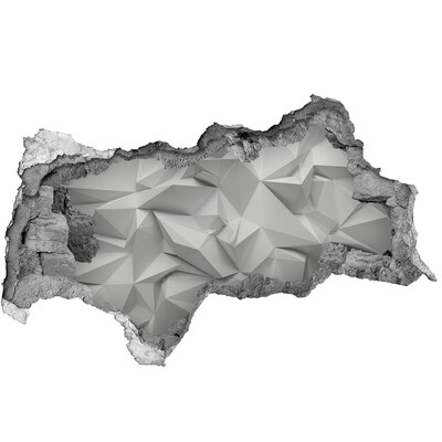 Sticker mural effet trou 3d Trou moderne dans le mur