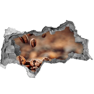 Autocollant mural trou Le café à portée de main