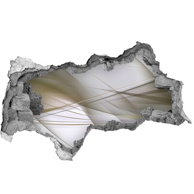 Autocollant mural trou Espace moderne en béton