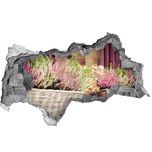 Autocollant mural trou Un coin fleuri dans le jardin