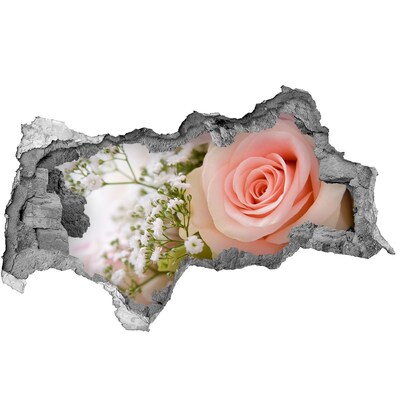 Autocollant mural trou Une rose dans un arrangement floral