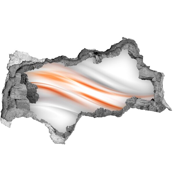 Sticker trou dans le mur Paysage futuriste