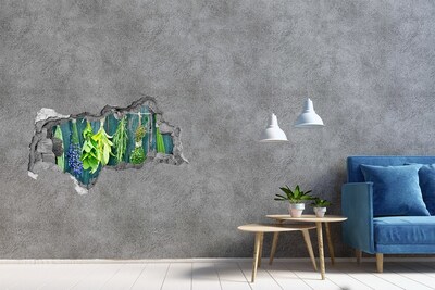 Autocollant mural trou Un jardin d'herbes aromatiques dans la cuisine