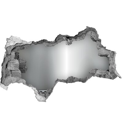 Sticker trou dans le mur Mur de miroir brisé