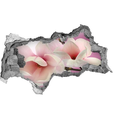 Autocollant mural trou Un rêve floral derrière le mur